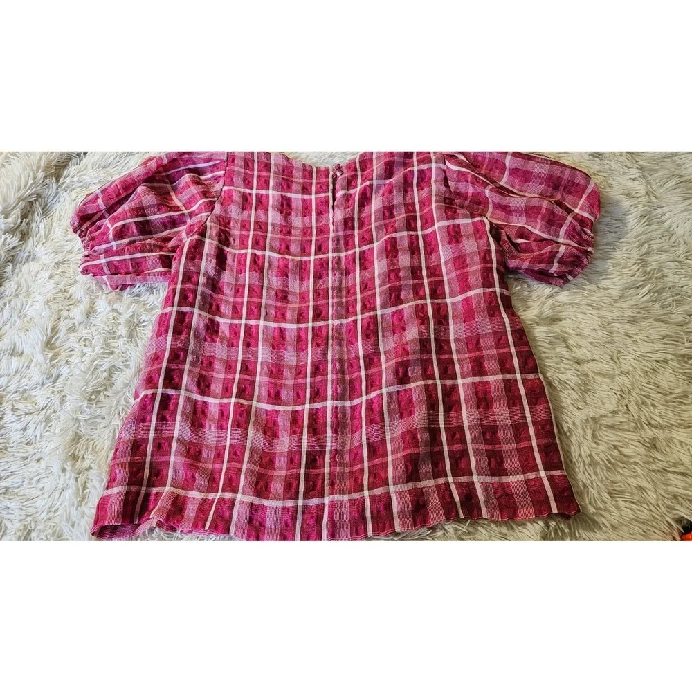 Madewell plaid puff